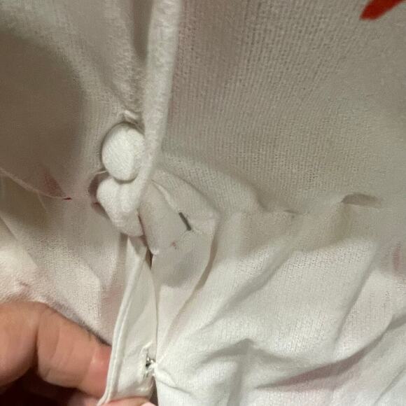 Vintage Patty O'Neill Rose Print Skirt Top Set 70s Flare Size 9 Small Medium - Picture 8 of 8